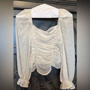 ASTR the label long sleeve blouse